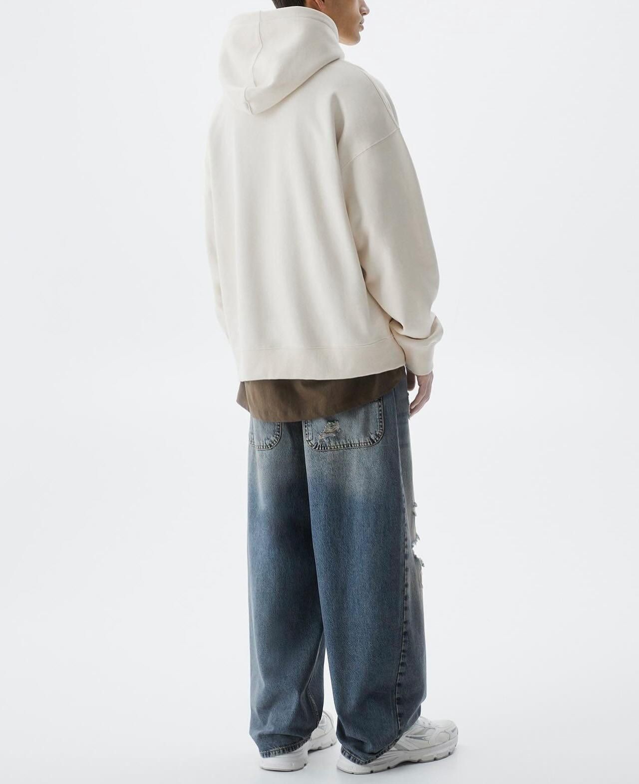 Pull & Bear Original Pull&Bear Oversize Hoodie 🔥💥 Size US L / EU 52-54 / 3 - 6 Thumbnail