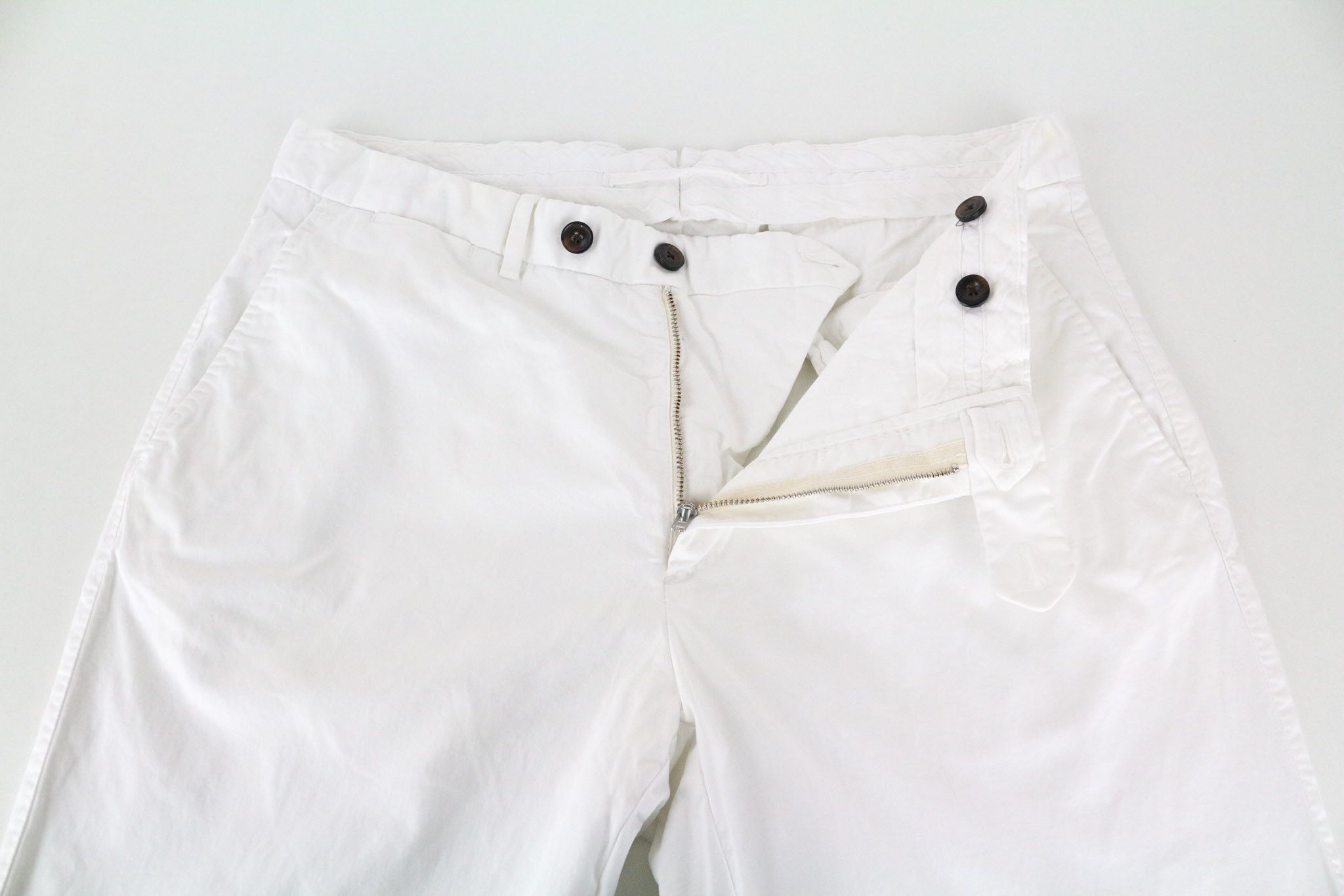 Suitsupply PORTO NOVO UK34R White Cotton Stretch 72694 Size 34R - 3 Thumbnail