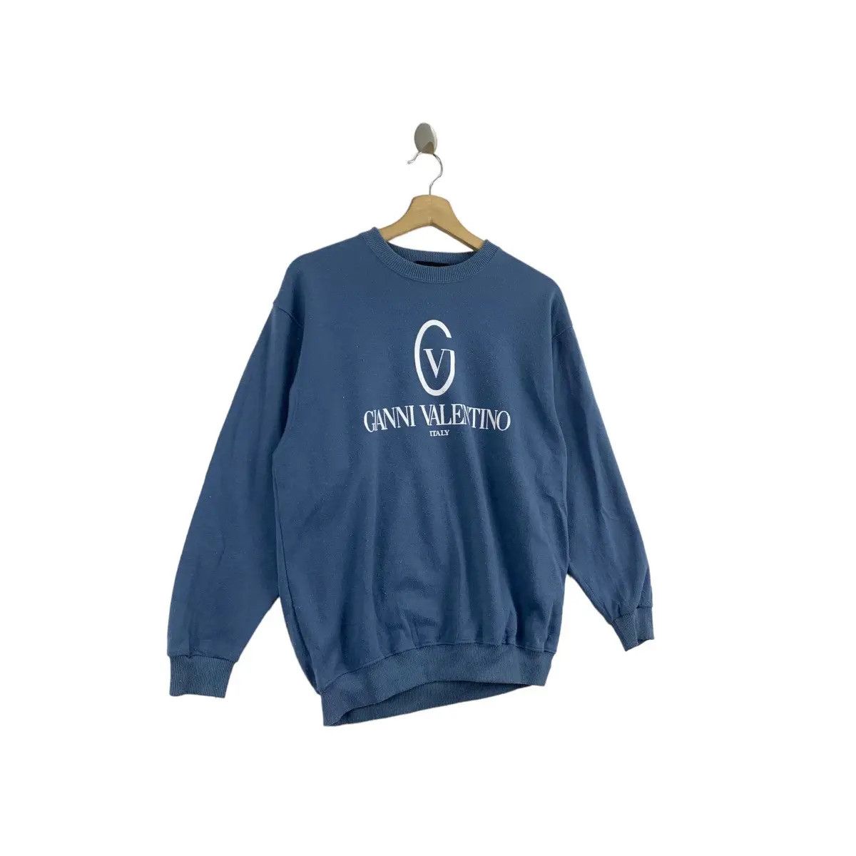 Other Vintage GIANNI VALENTINO ITALY Embroidered Logo Sweatshirt Size M / US 6-8 / IT 42-44 - 3 Thumbnail