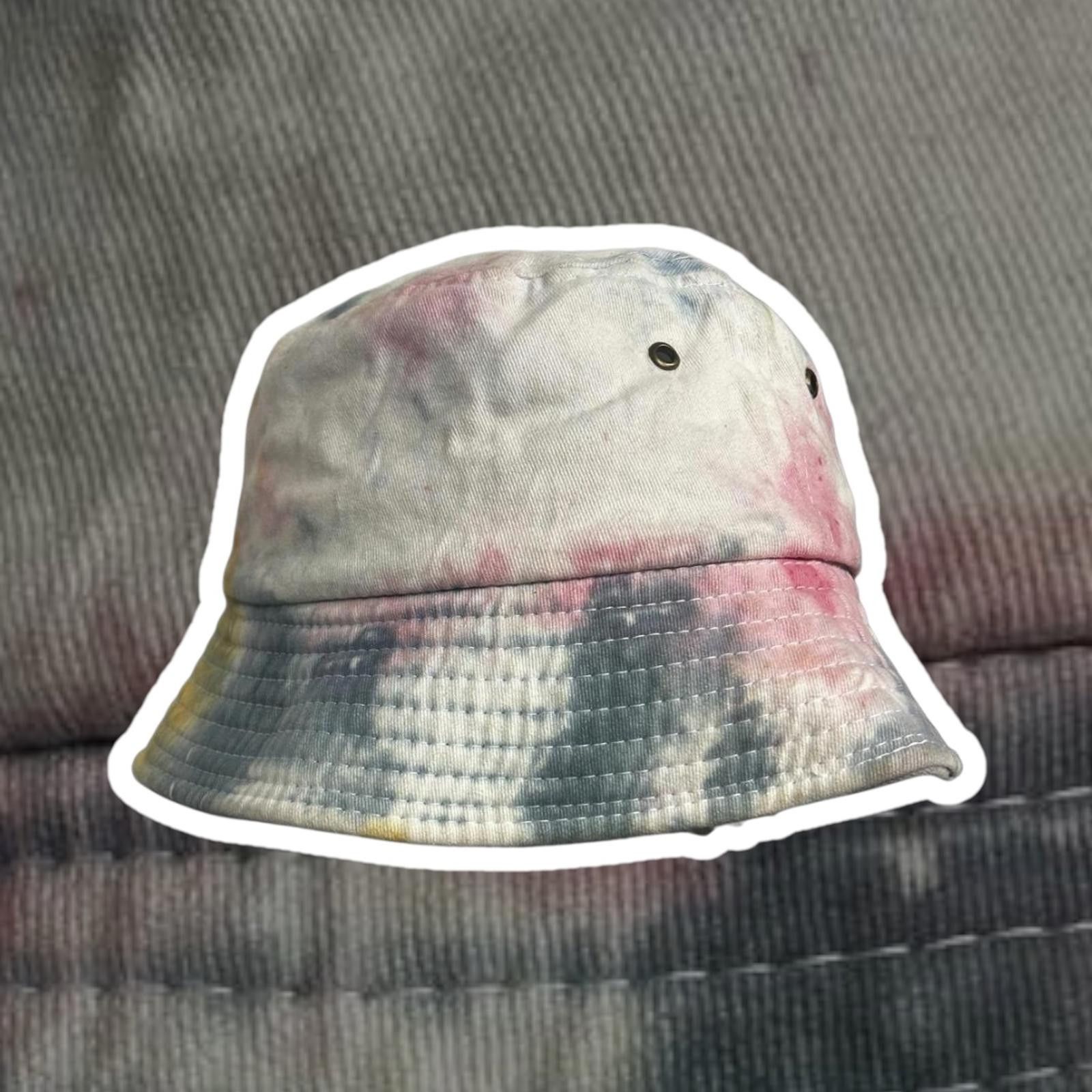 Designer Trendy Tie-Dye Bucket Hat Size ONE SIZE - 1 Thumbnail