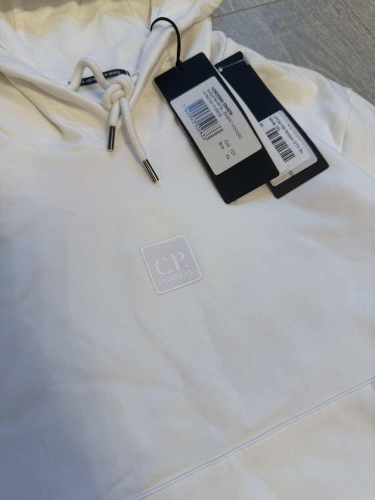 C.P. Company CP Company White Basics Pullover Brand New Size XS Hoodie Size US XS / EU 42 / 0 - 2 Thumbnail