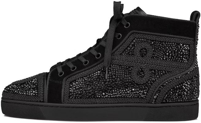 Christian Louboutin o1s1wg110924 Louisario Flat Shoes in Black Size US 8 / EU 41 - 1 Thumbnail