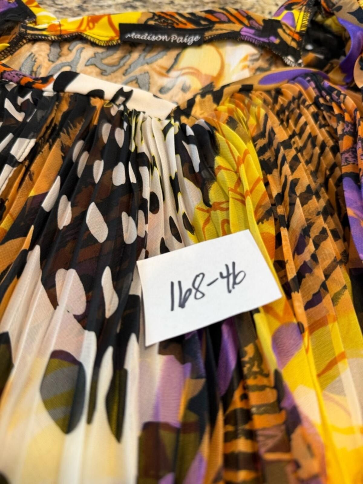 Other Madison Paige pleated wearable art top leopard polka dot M Size M / US 6-8 / IT 42-44 - 10 Thumbnail