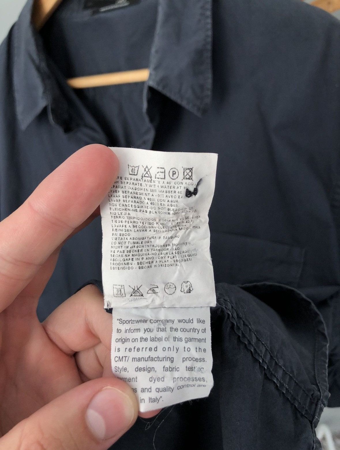 Massimo Osti × Stone Island × Vintage Stone Island shirt Size US XXL / EU 58 / 5 - 6 Thumbnail