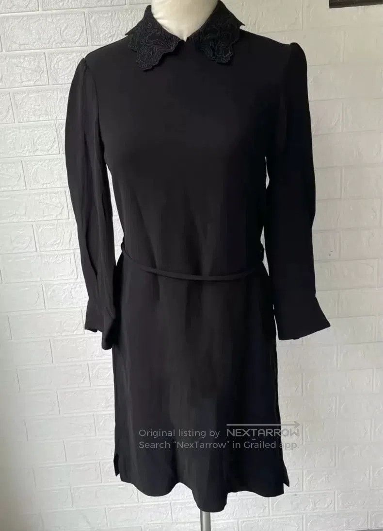 Louis Vuitton Louis Vuitton Lapel Midi Sleeve Dress Size XXS / US 00 / IT 34 - 1 Thumbnail