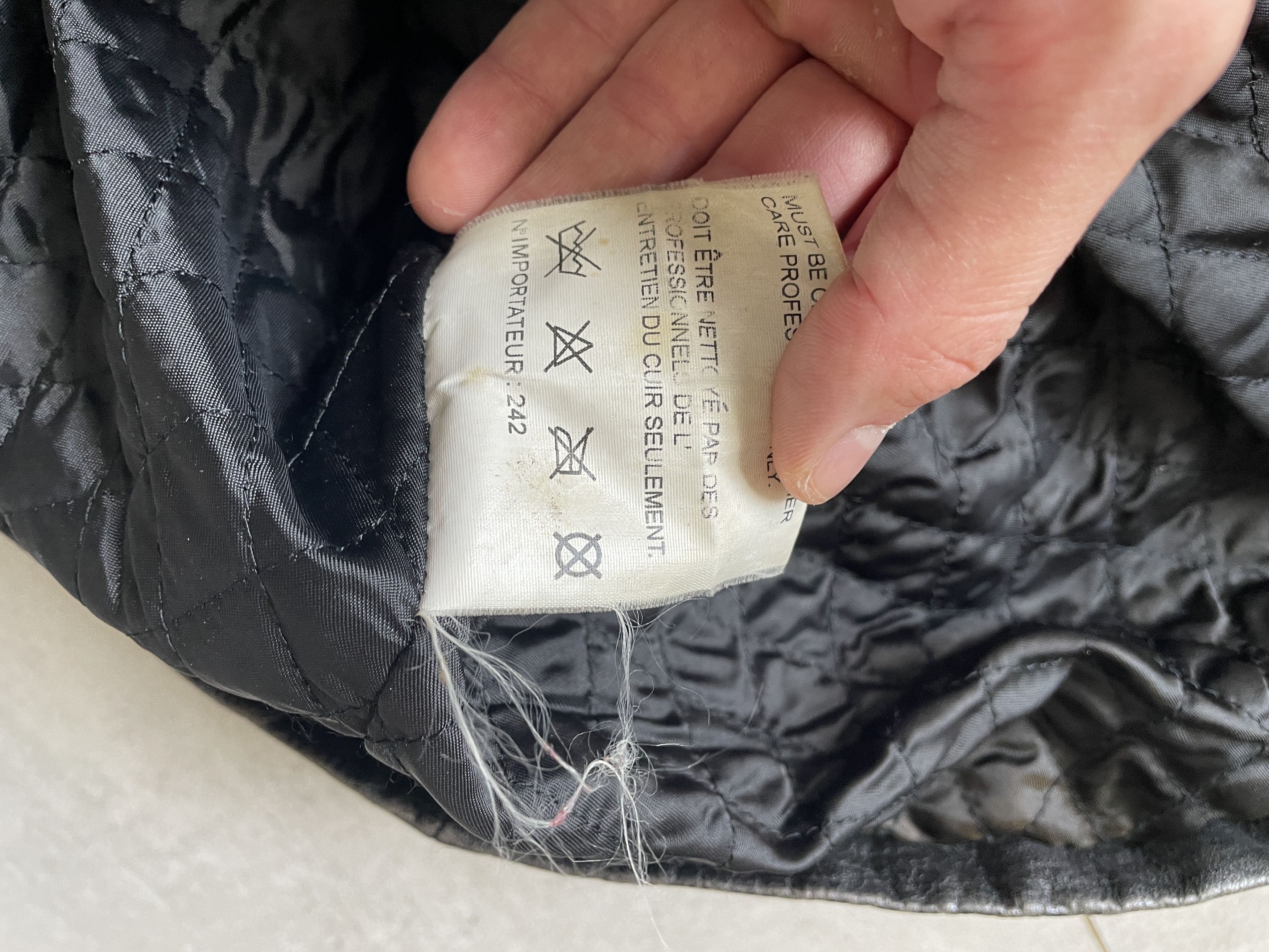 Vintage VINTAGE 90S BLACK LEATHER COAT JACKET Size US XL / EU 56 / 4 - 5 Thumbnail