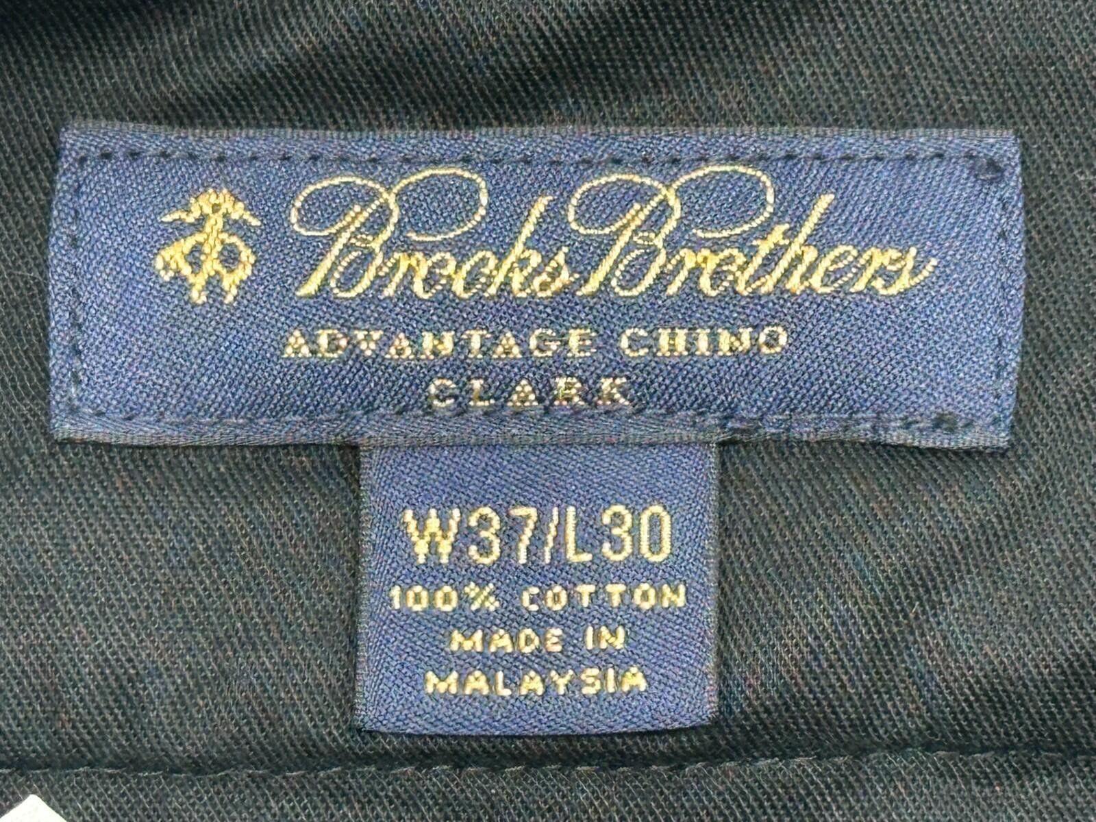 Brooks Brothers Brooks Bros Advantage Clark Cotton Chinos Black Mens 37/30 Size US 37 - 6 Thumbnail