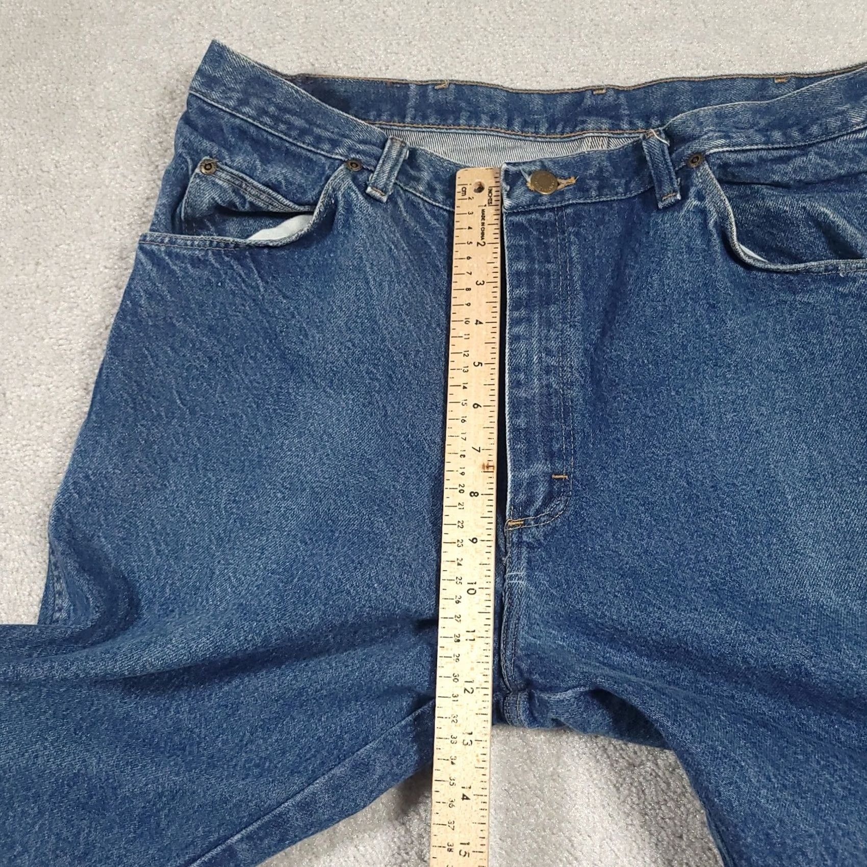 Wrangler Wrangler Rugged Wear Jeans Men's Blue Size 38x29 Straight Leg Classic Fit Denim Size US 38 / EU 54 - 7 Thumbnail