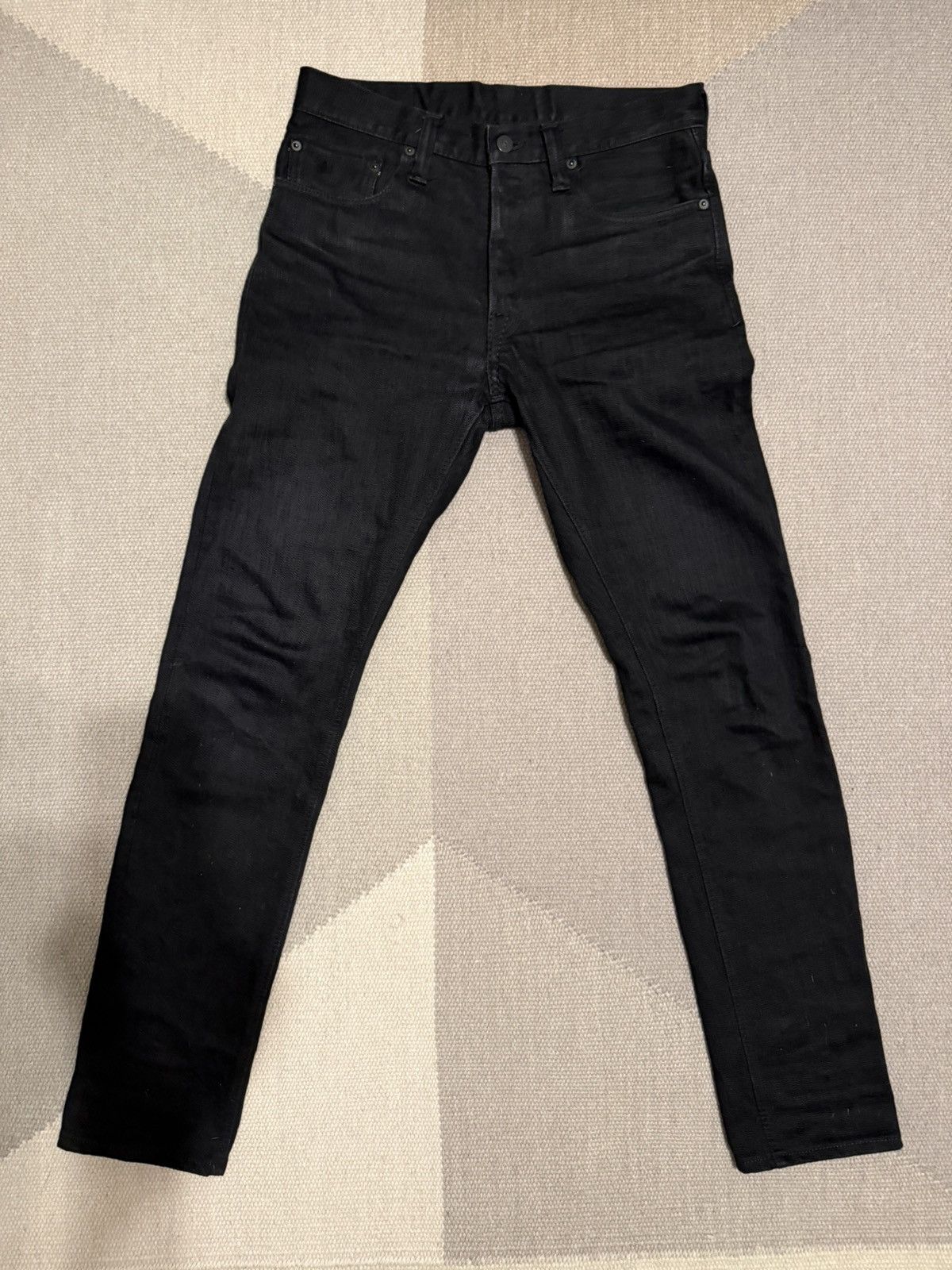 Pure Blue Japan Pure Blue Japan 1167-WBK Relaxed Tapered Size US 31 - 1 Thumbnail