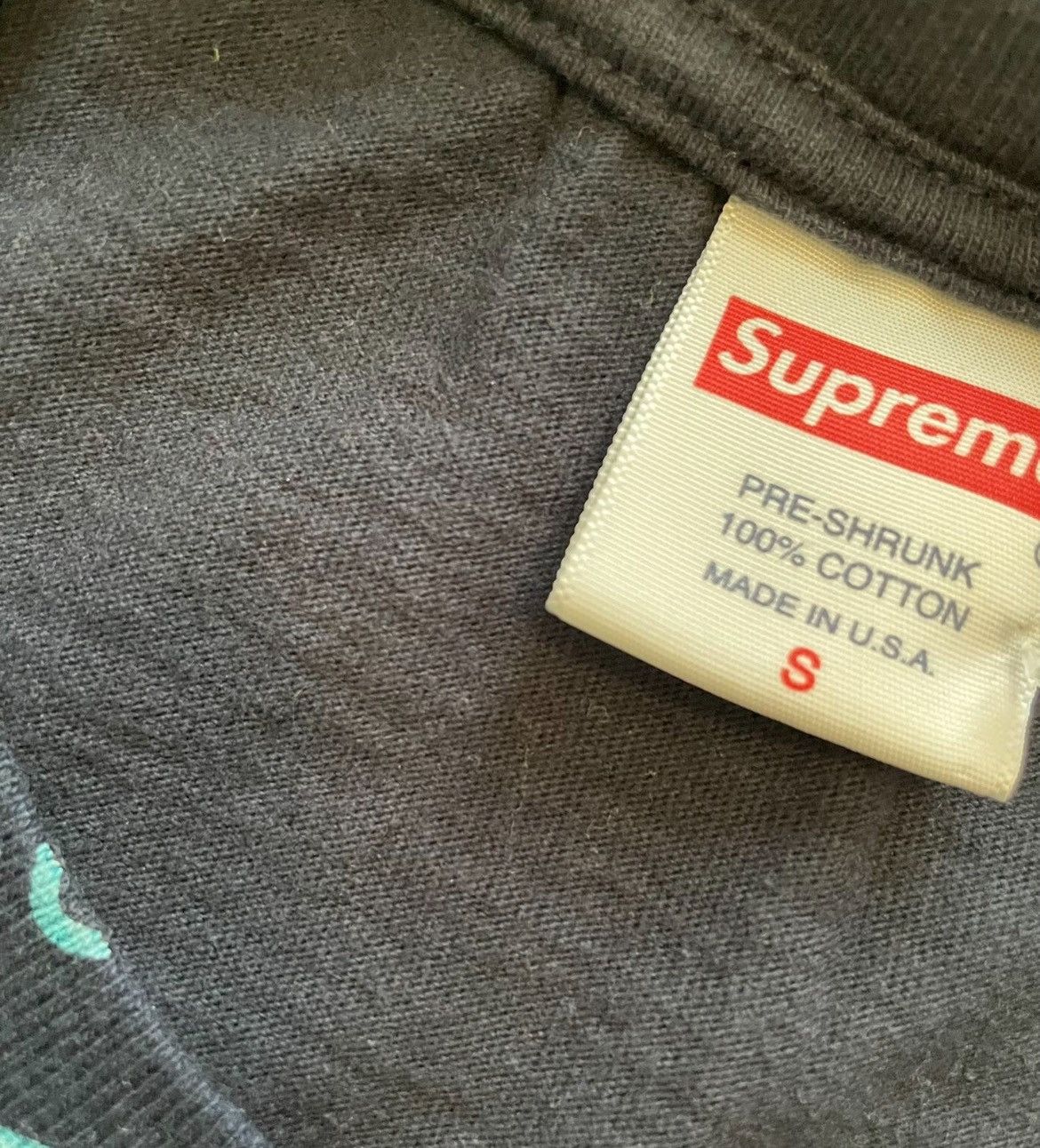 Designer × Supreme Supreme Upside Down Tee FW22 - Navy Mens Small Size US S / EU 44-46 / 1 - 3 Thumbnail