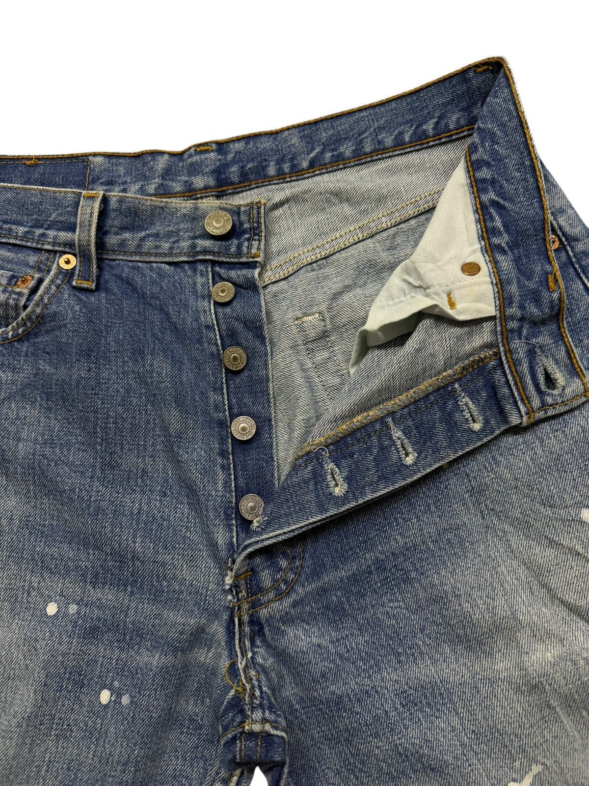 Levi's Vintage 90s Levi’s 501 USA Jeans | Regular Straight | W30 Size US 30 / EU 46 - 9 Thumbnail