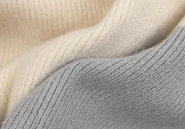 Yohji Yamamoto Yohji Yamamoto Men's two-tone wool knit sweater Size US M / EU 48-50 / 2 - 6 Thumbnail