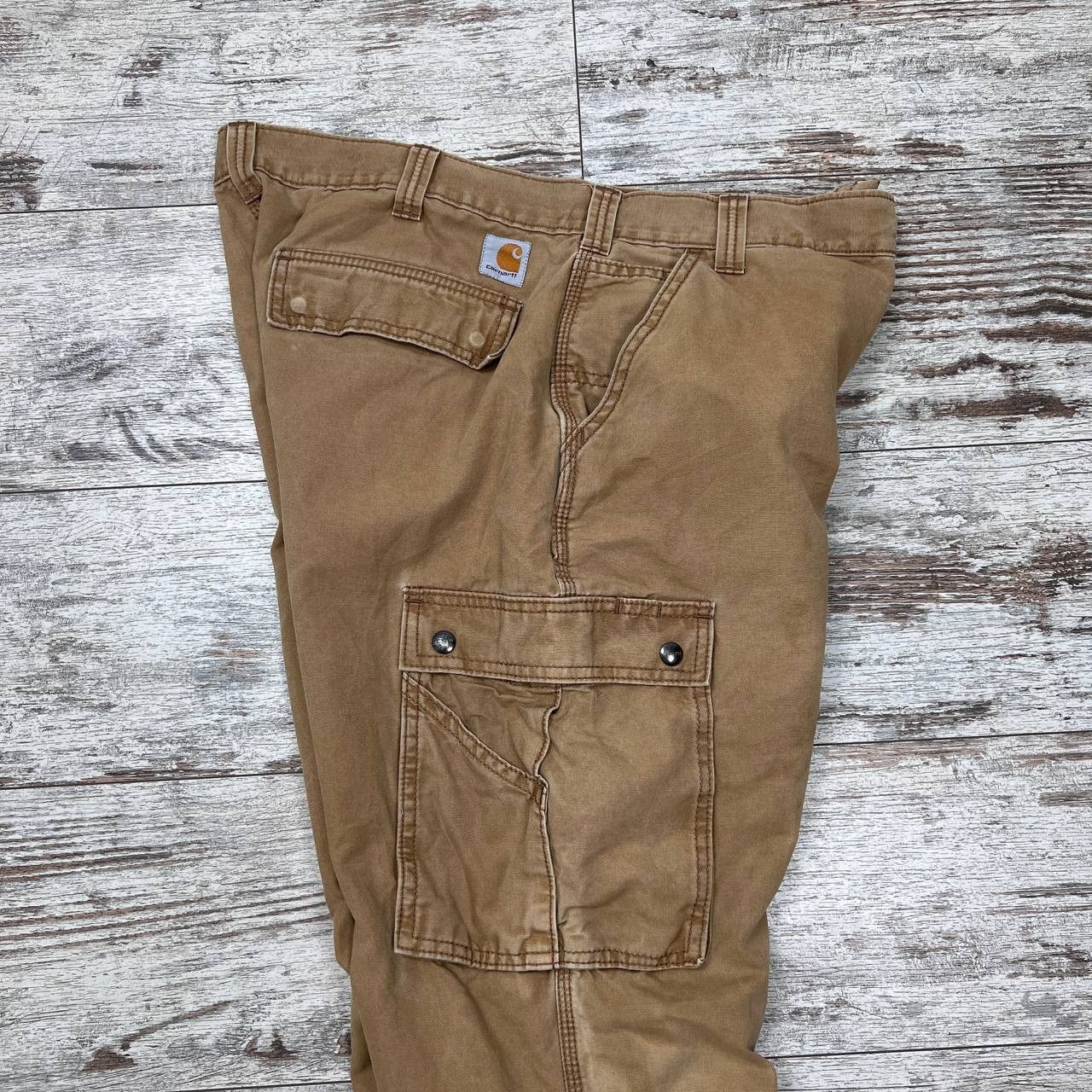 Carhartt Vintage Cargo Carhartt Workwear Pants Relax Fit Size US 36 / EU 52 - 12 Thumbnail