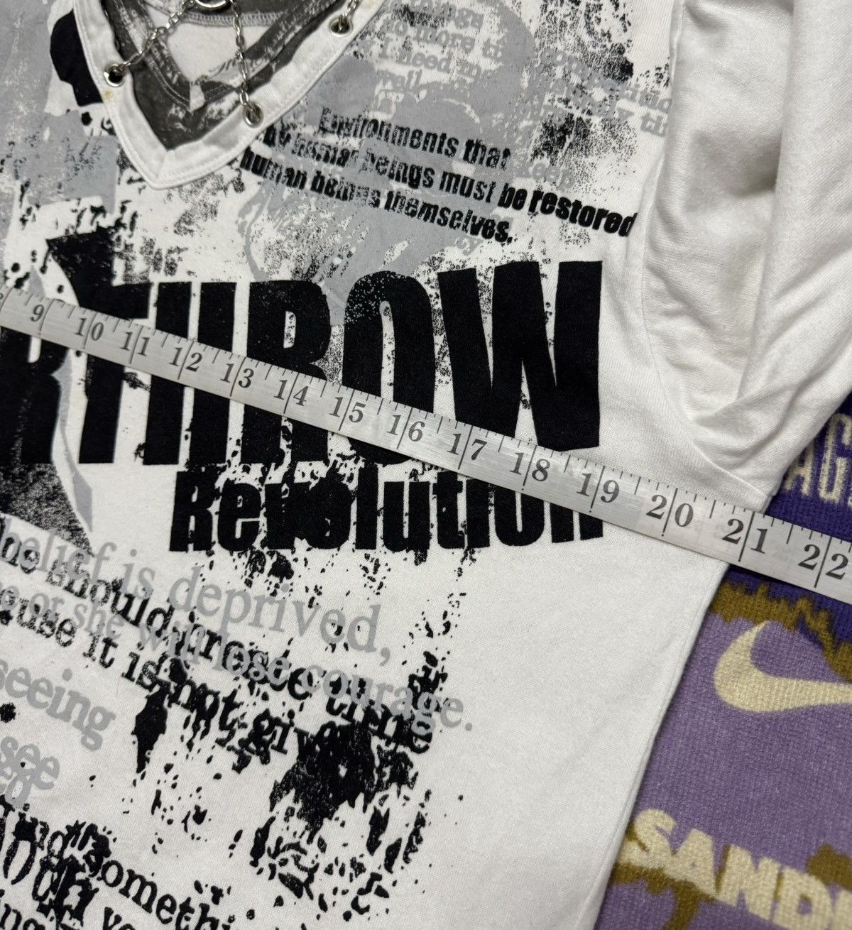 Japanese Brand Punk Design by WILD LIFE Long Sleeve Shirt Size US M / EU 48-50 / 2 - 12 Thumbnail