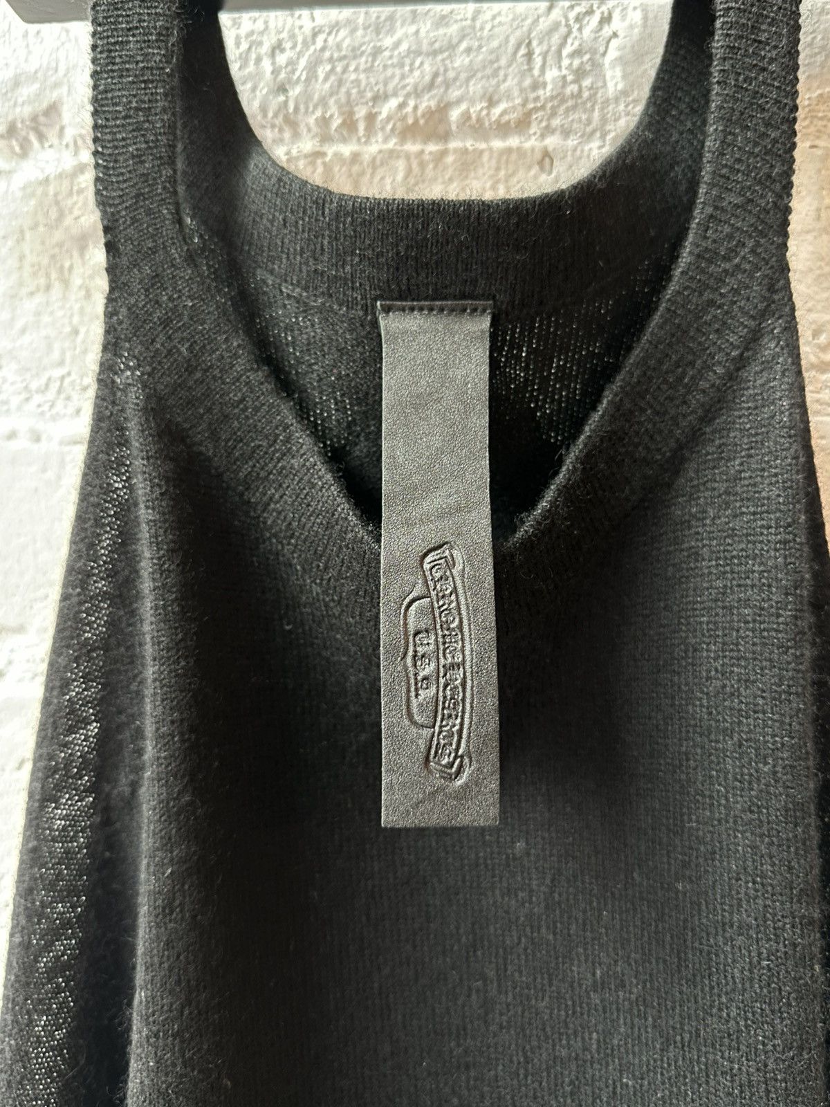 Chrome Hearts CHROME HEARTS CASHMERE PATCH TANK TOP Size L / US 10 / IT 46 - 4 Thumbnail