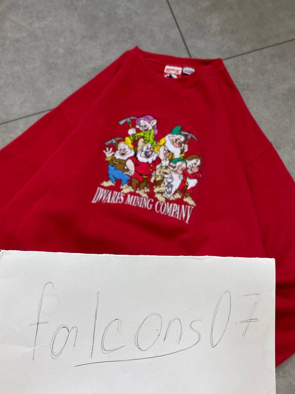 Mickey Inc Vintage Mickey Inc. Disney Dwarfs Mining Company Sweatshirt Size US L / EU 52-54 / 3 - 3 Thumbnail