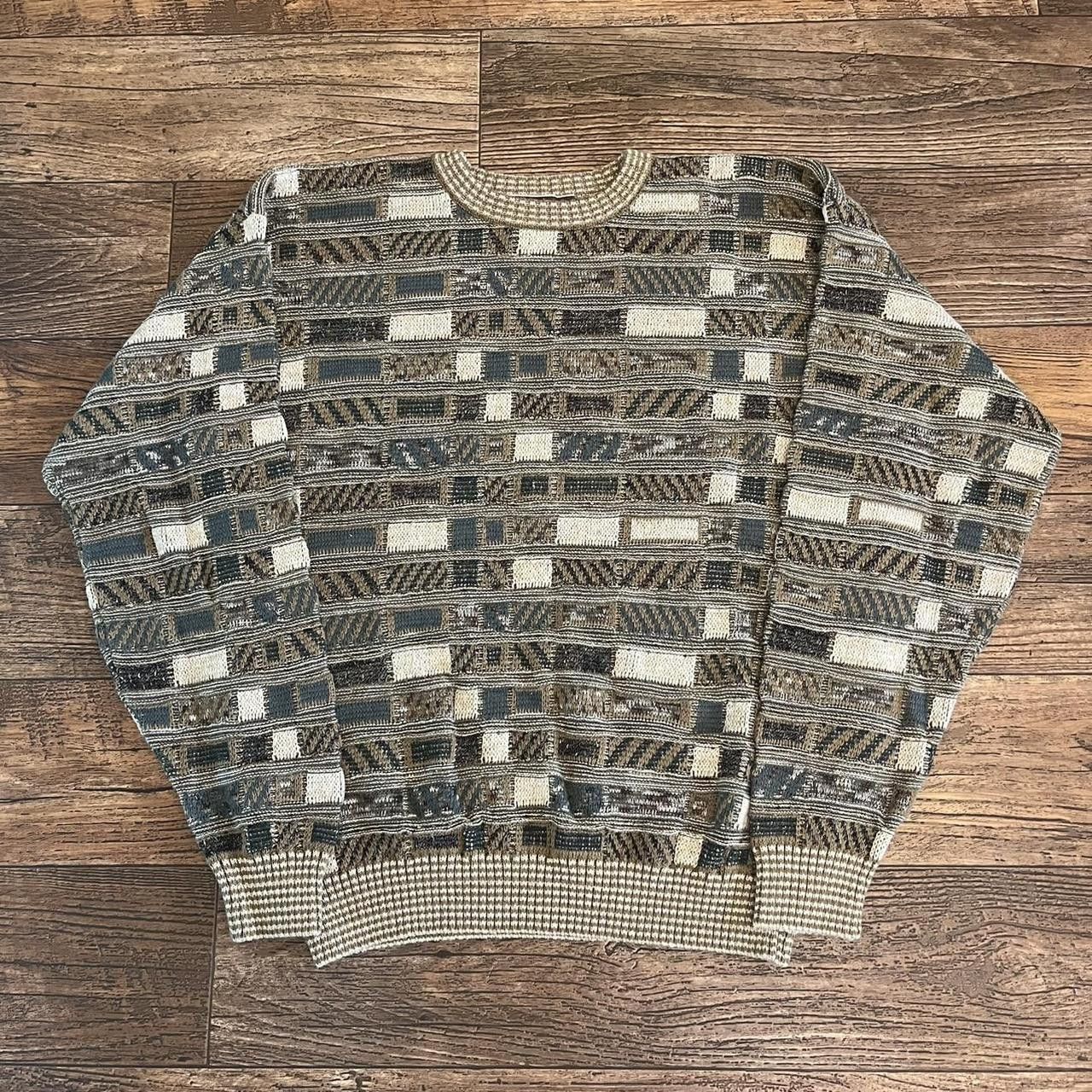Vintage Vintage 90’s 3D Sweater Size US XL / EU 56 / 4 - 1 Thumbnail