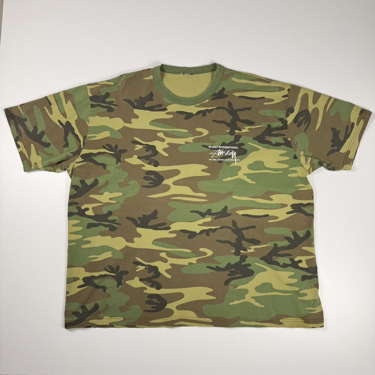 Stussy Stussy Camo International Tee Size US XL / EU 56 / 4 - 1 Thumbnail