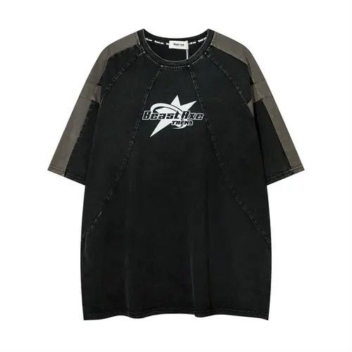 Other Five-pointed star washed distressed loose tee Size US M / EU 48-50 / 2 - 1 Thumbnail