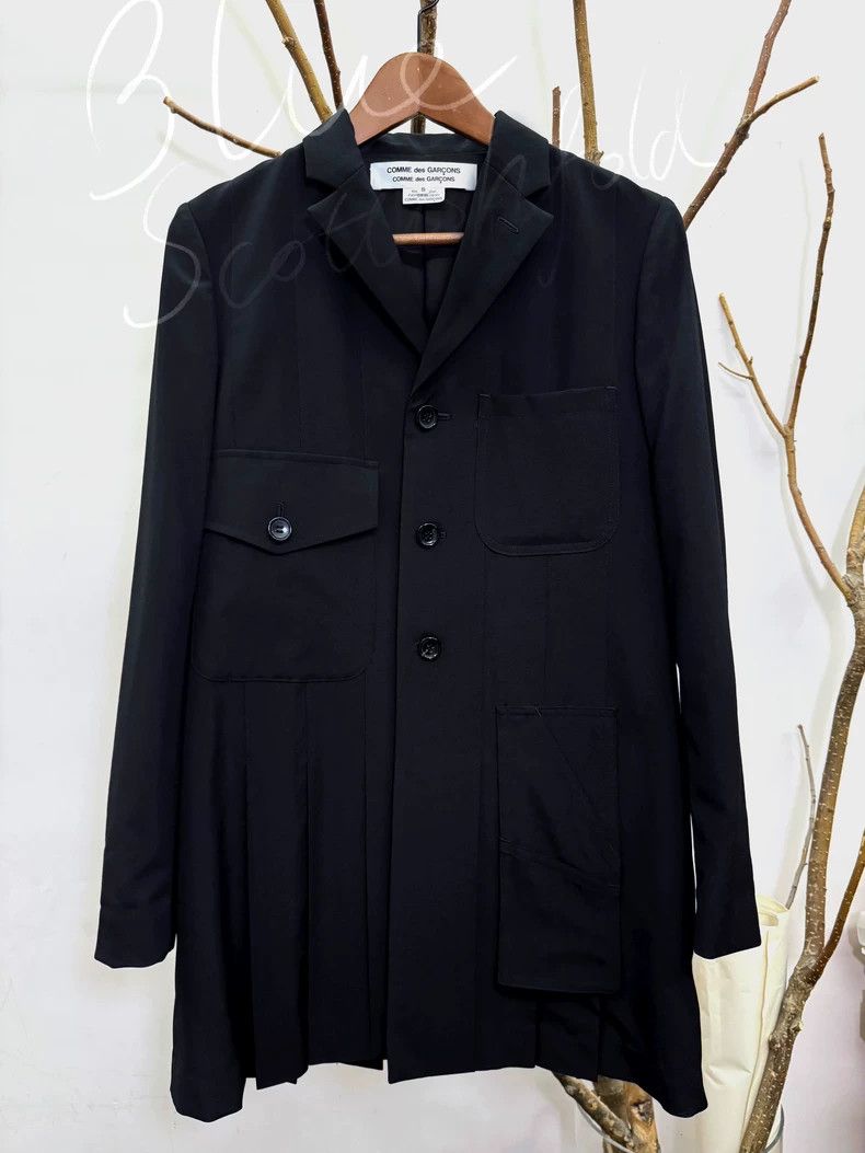 Comme Des Garcons Long jacket with many pockets
