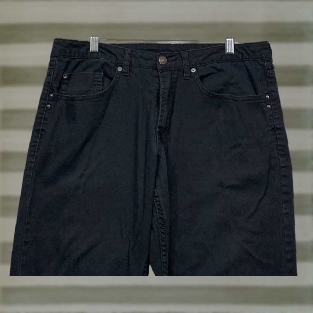 Buffalo David Bitton Buffalo David Bitton Jeans Men Slim Straight Stretch Black 5-Pocket Sz 35/28.5 Denim Skinny? Size US 35 - 1 Thumbnail
