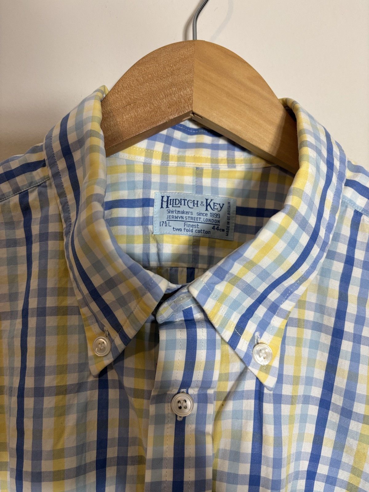 Hilditch & Key Hilditch & Key Button Down Shirt 17.5 London Size US XL / EU 56 / 4 - 3 Thumbnail