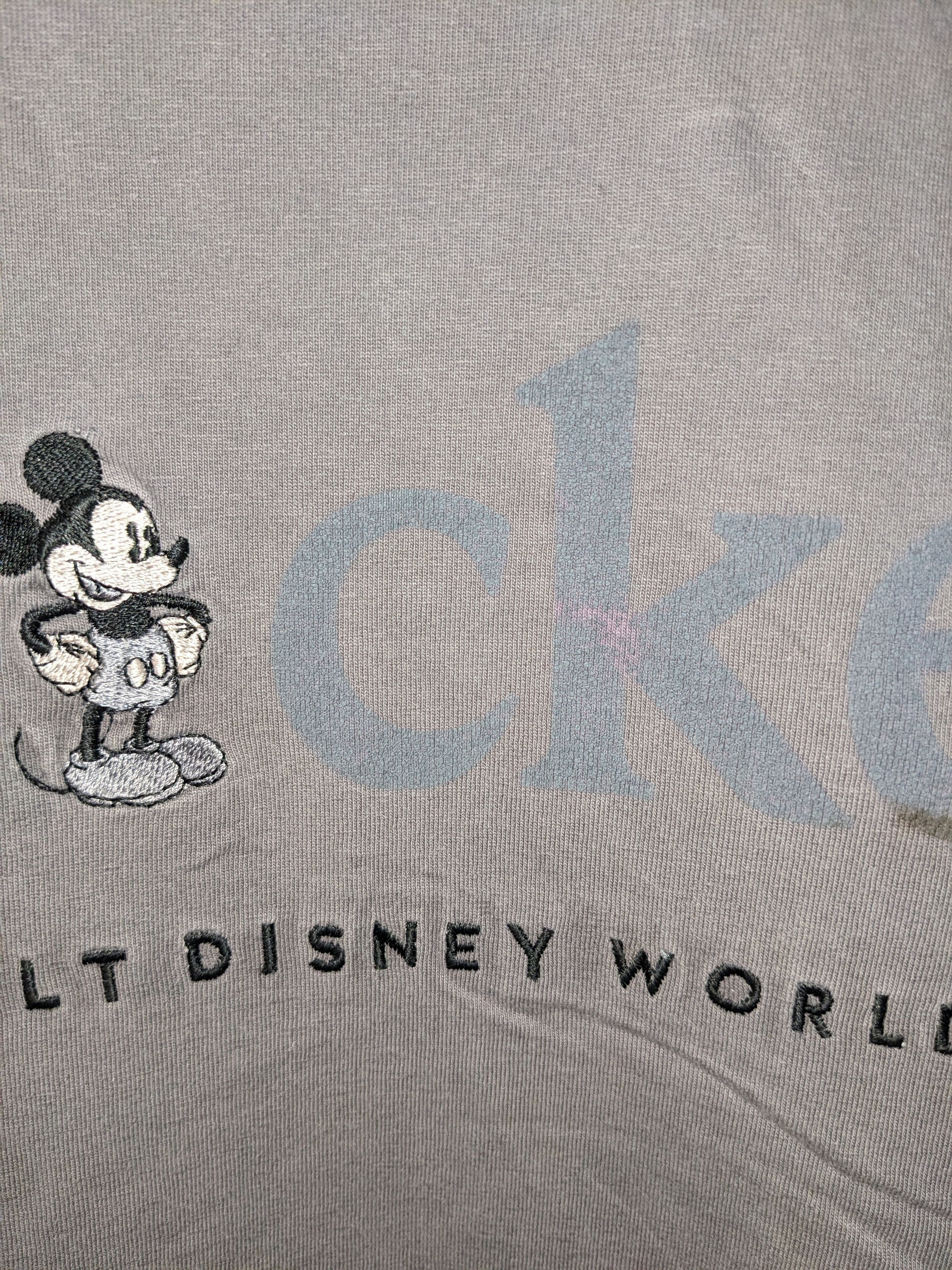 Disney × Vintage Vintage Y2K Mickey Mouse Disney World Gray XX-Large T-Shirt Size US XXL / EU 58 / 5 - 10 Thumbnail
