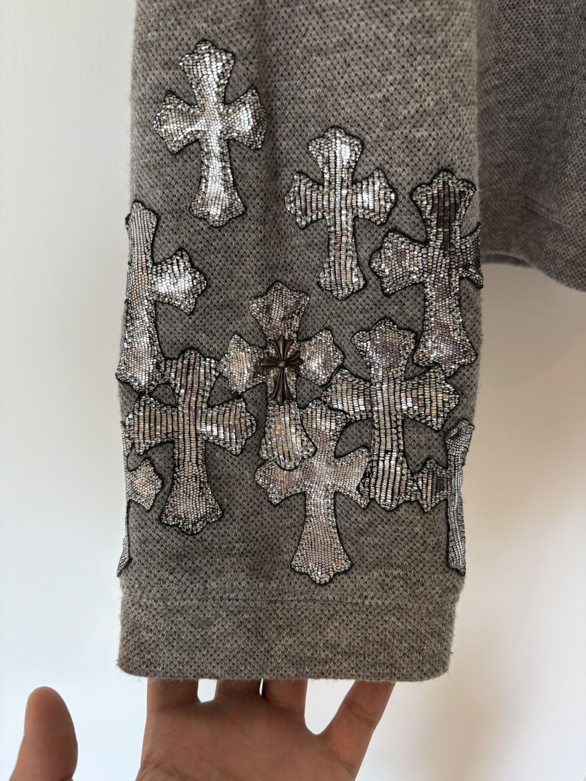 Chrome Hearts CASHMERE FLOODED CROSS SWEATER Size US S / EU 44-46 / 1 - 3 Thumbnail