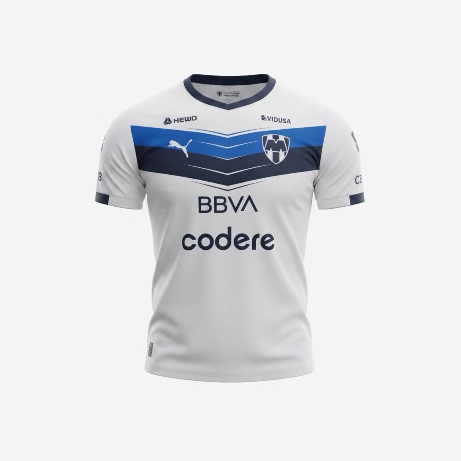 Puma C.F. Monterrey Away 25/26 Men's Soccer Shirt Pumas White 2XL Size ONE SIZE - 1 Thumbnail