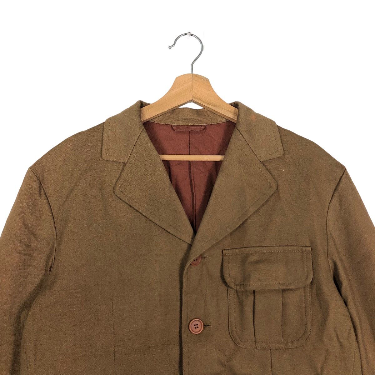 Romeo Gigli 🔥Double Collar Chore Jacket Cargo Pocket Romeo Gigli Size US M / EU 48-50 / 2 - 3 Thumbnail