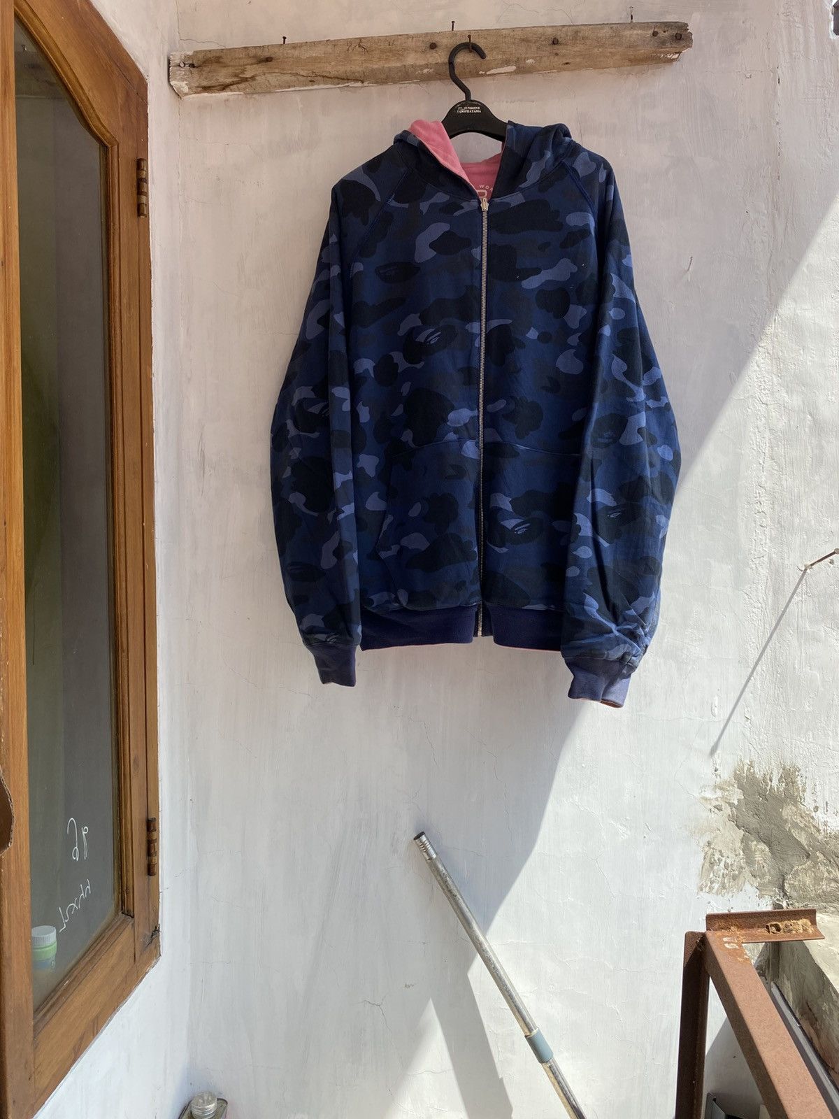 Bape 2007 heavy cotton double sided blue camouflage Size US L / EU 52-54 / 3 - 1 Thumbnail
