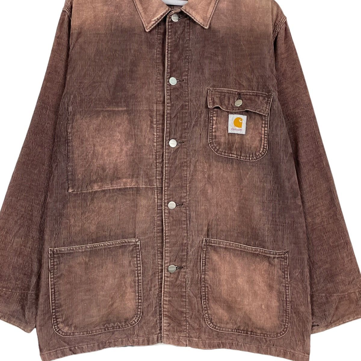 Carhartt × Vintage 💥 CARHARTT CORDUROY VELVET CHORE VINTAGE JACKET Size US L / EU 52-54 / 3 - 5 Thumbnail