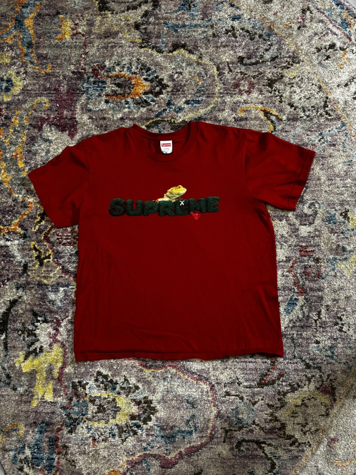 Grailed Supreme Lizard Tee Red Supreme Lizard Tee Sales
