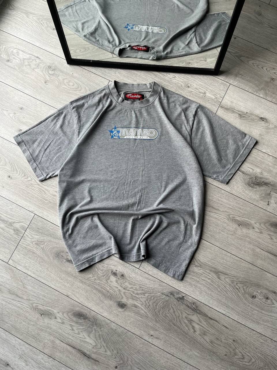 Mambo × Vintage Vintage Mambo Moral Fibre Grey Boxy T-shirt Y2K L Size US L / EU 52-54 / 3 - 2 Thumbnail