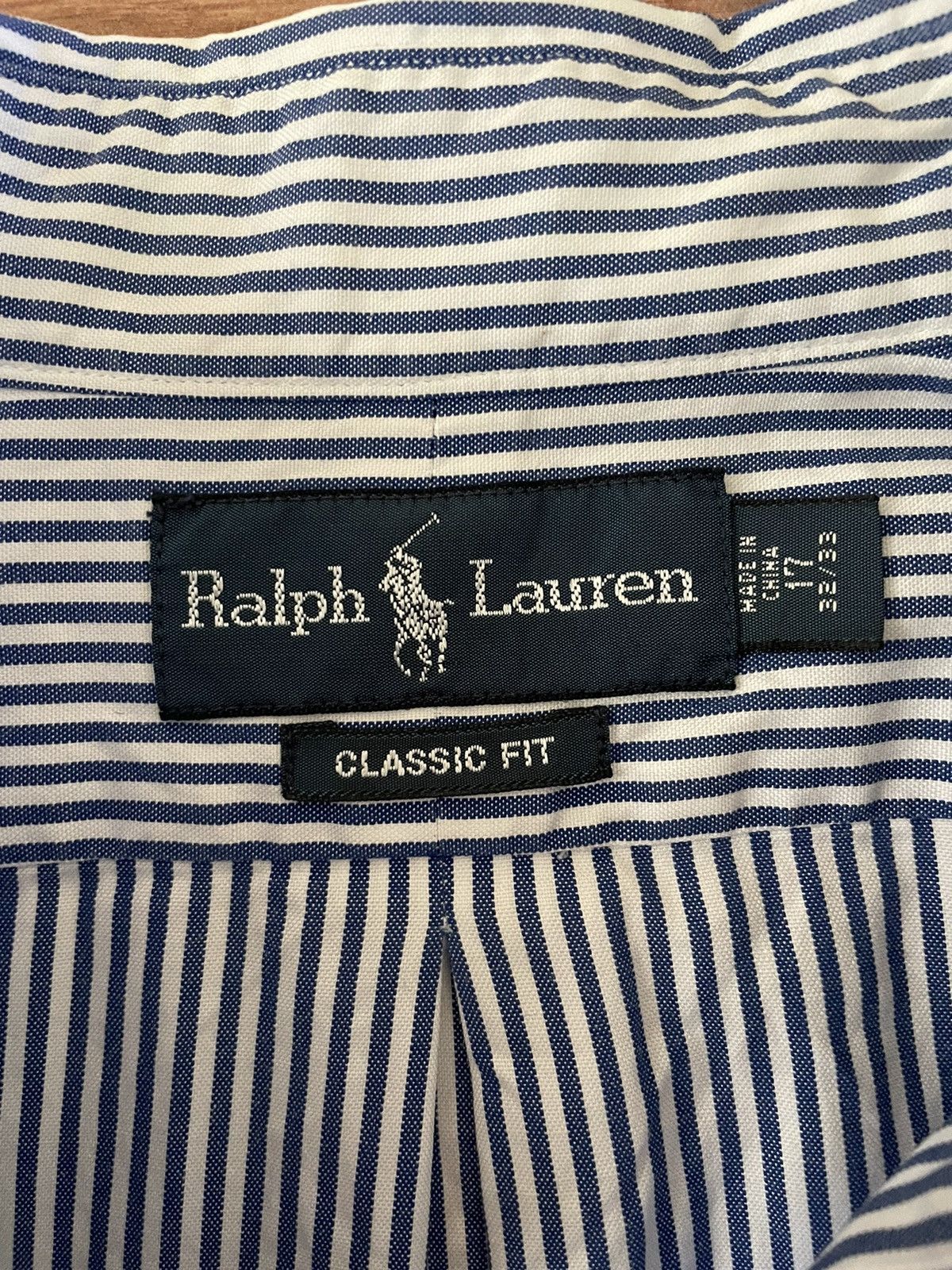 Polo Ralph Lauren × Ralph Lauren Polo Ralph Lauren Classic Fit Shirt Mens 17 32/33 Size US M / EU 48-50 / 2 - 5 Thumbnail