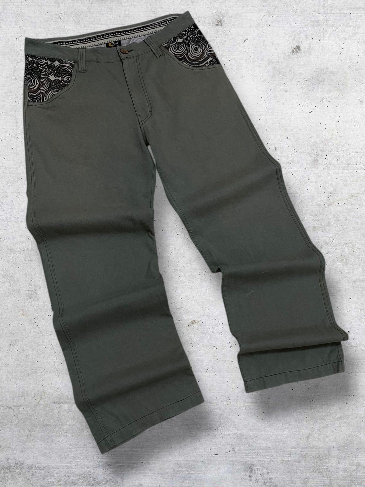 Beauty Beast CAMINA 90S JAPAN DESIGNER ART HISTORICAL KUNO BAGGY PANT Size US 32 / EU 48 - 6 Thumbnail