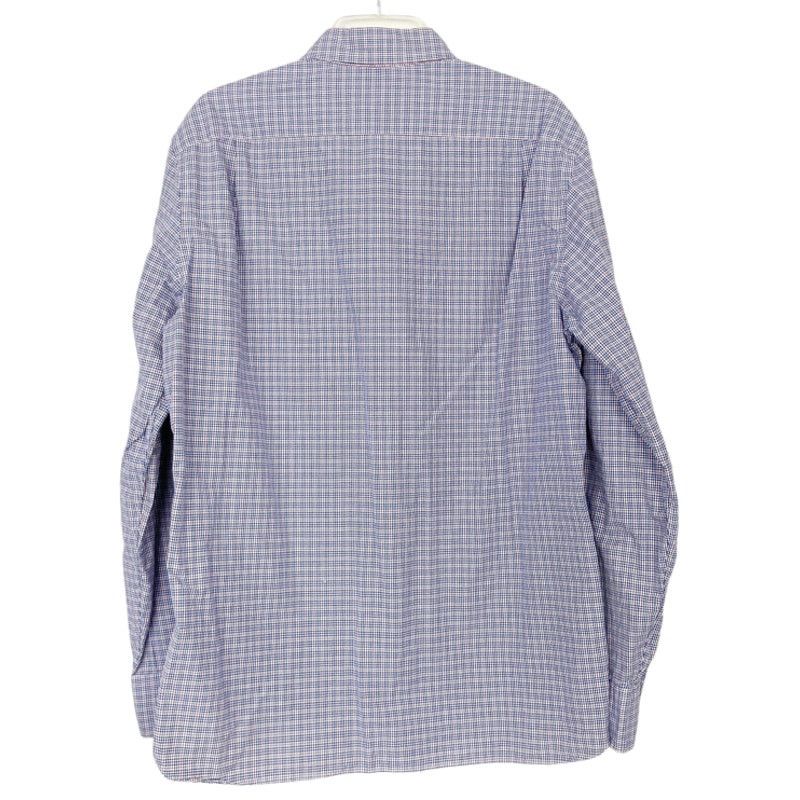 J.Crew J. Crew Blue Red Micro Plaid Long Sleeve Button Down Sz L Size US L / EU 52-54 / 3 - 3 Thumbnail