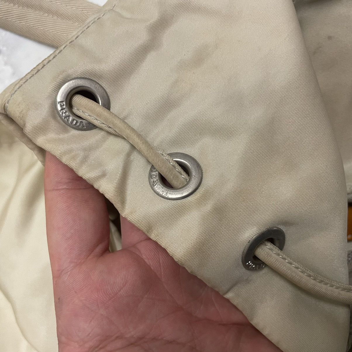Prada Prada vintage nylon draw string rucksack Size ONE SIZE - 7 Thumbnail