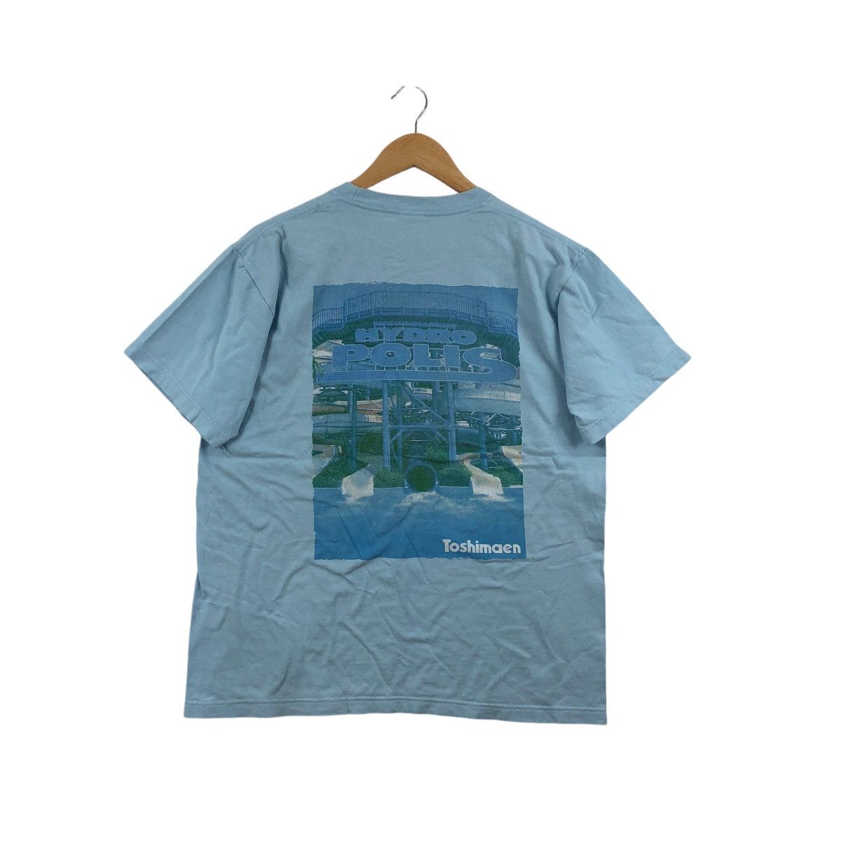 Japanese Brand × Vintage Vintage Hydro Polis Toshimaen T-Shirt Size US L / EU 52-54 / 3 - 3 Thumbnail