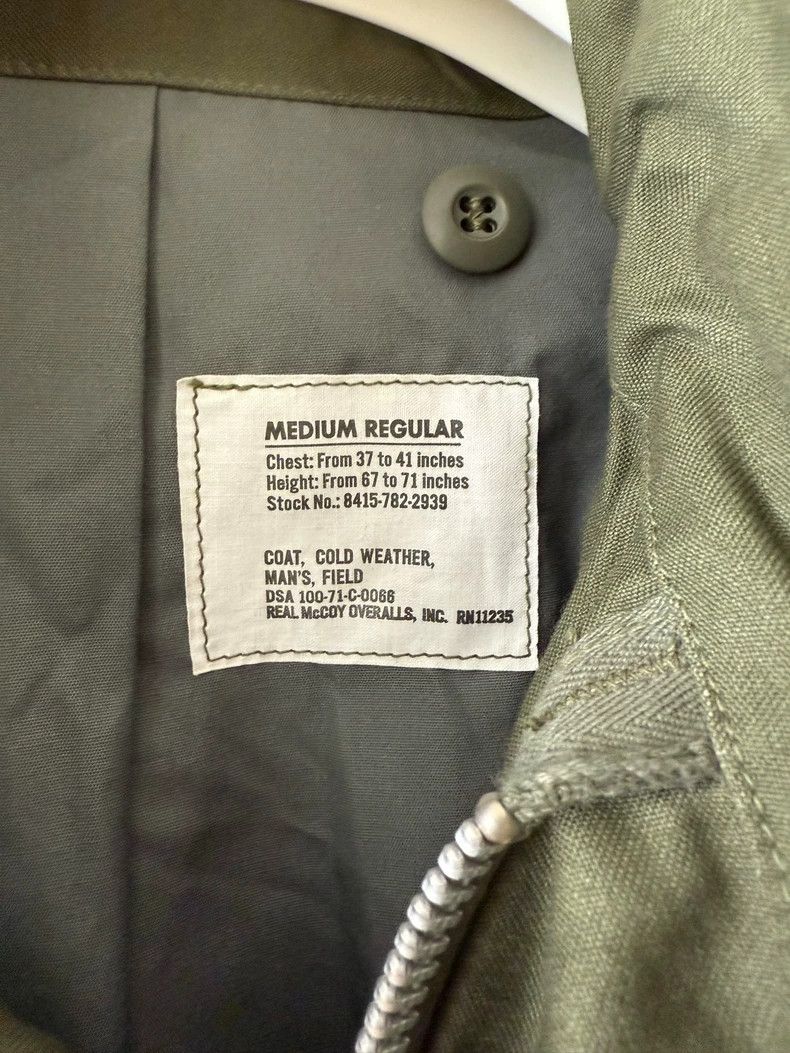 The Real McCoy's THE REAL McCOY'S Military Retro M65 Field Jacket MJ9115 250 Size US M / EU 48-50 / 2 - 4 Thumbnail