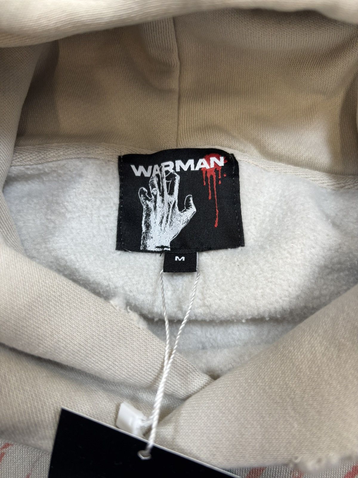 Other Warman Skeleton in Pain Graphic Hoodie, White Size US M / EU 48-50 / 2 - 9 Thumbnail