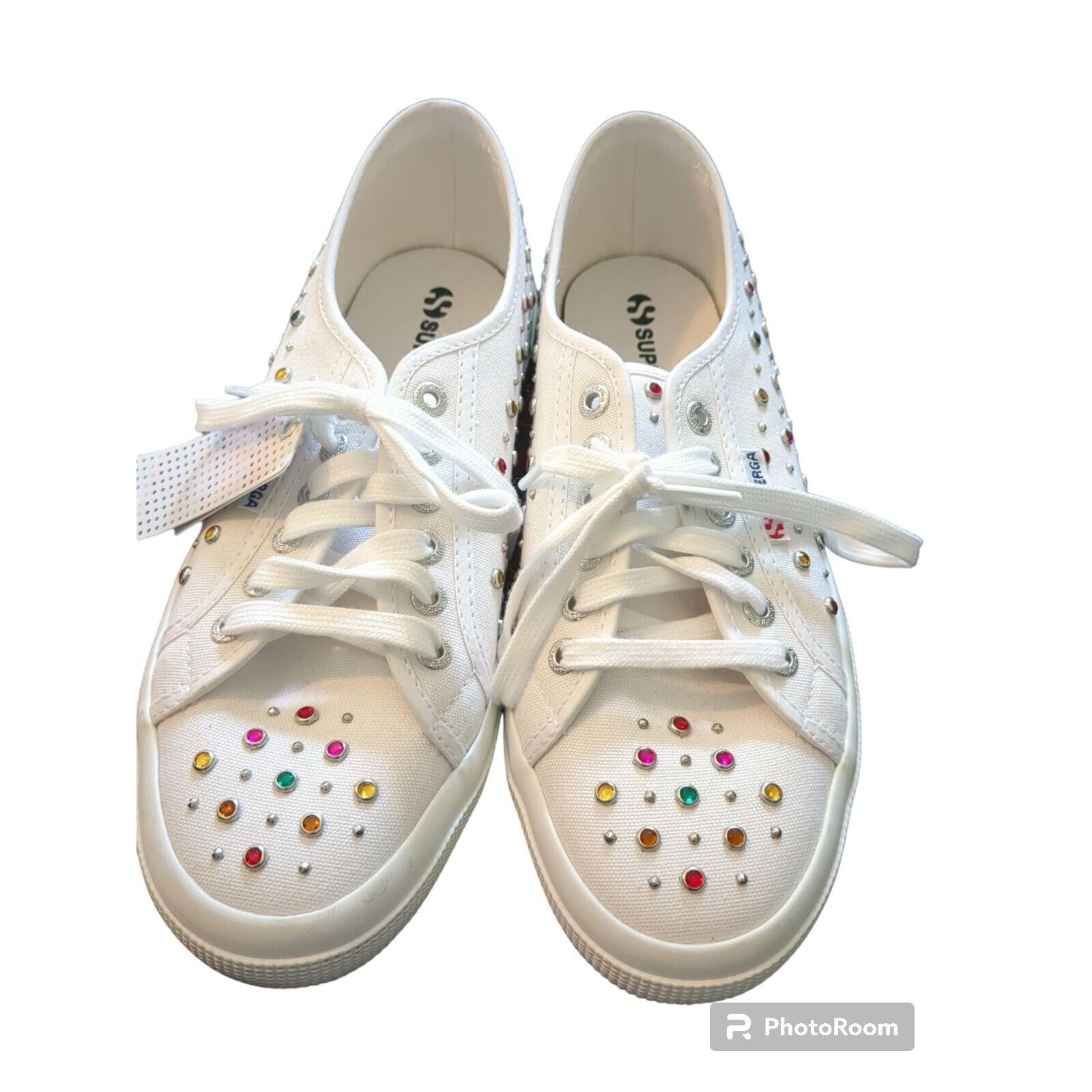 Superga NEW SUPERGA Women's Cotu Classic White Sneakers SZ 8.5 Size US 8.5 / IT 38.5 - 1 Thumbnail