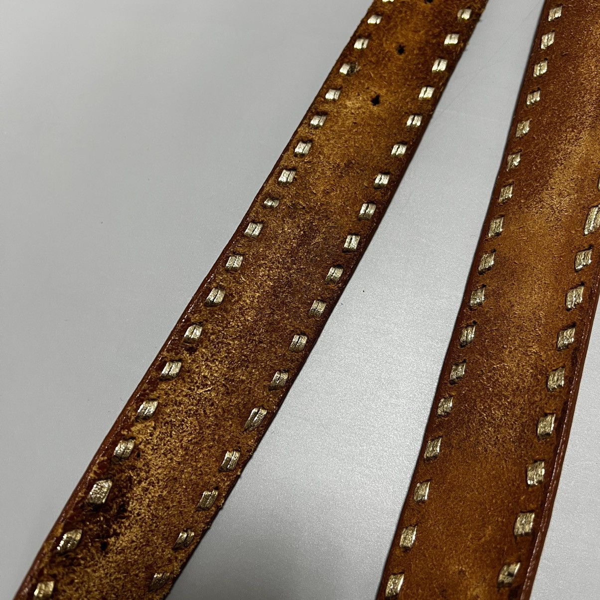 Cowboy Equipment × Japanese Brand × Vintage Leather belt vintage y2k cowboy buckle Size ONE SIZE - 12 Thumbnail