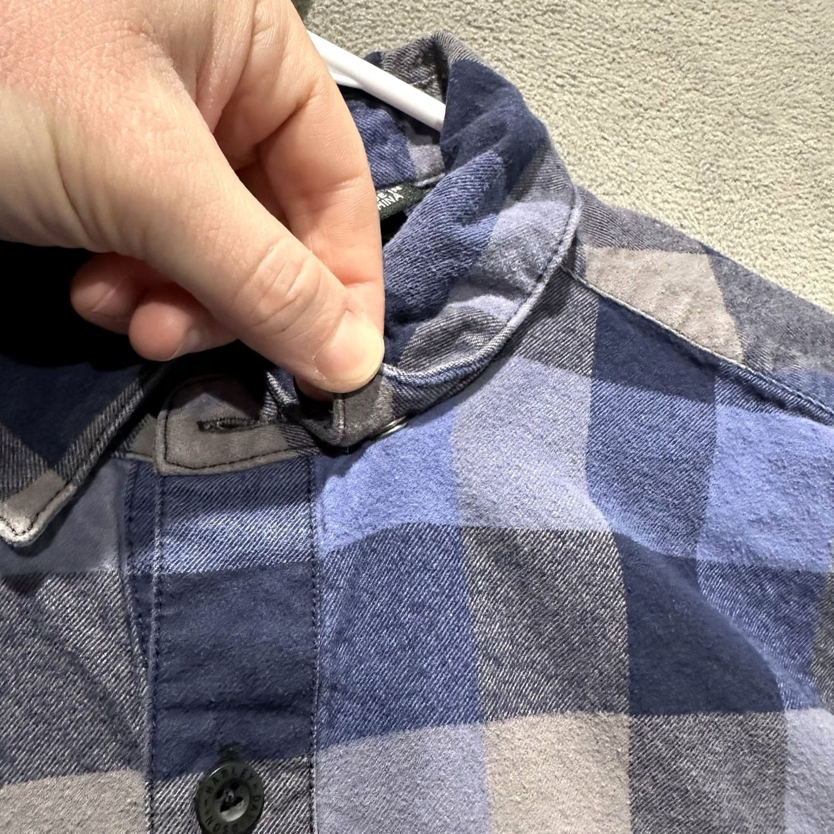 Harley Davidson Harley Davidson Shirt Medium Blue Plaid Flennel Button Snap Down Long Sleeve Men Size US M / EU 48-50 / 2 - 4 Thumbnail
