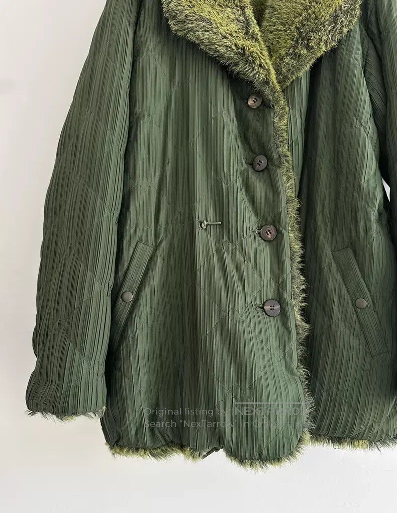 Issey Miyake Issey Miyake Green Thick Jacket Size M / US 6-8 / IT 42-44 - 6 Thumbnail