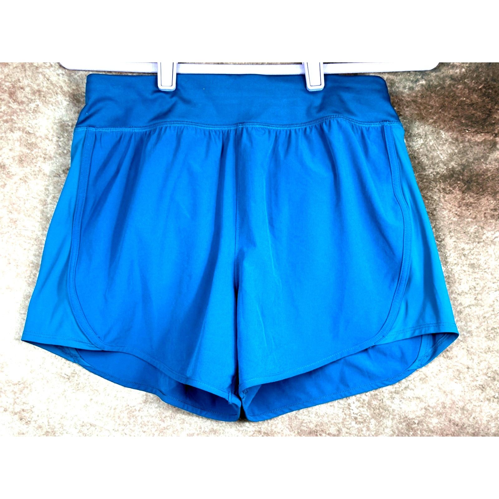 Other All in Motion Athletic Zip Pocket Elastic Waist Short Teal S Size 28" / US 6 / IT 42 - 4 Thumbnail