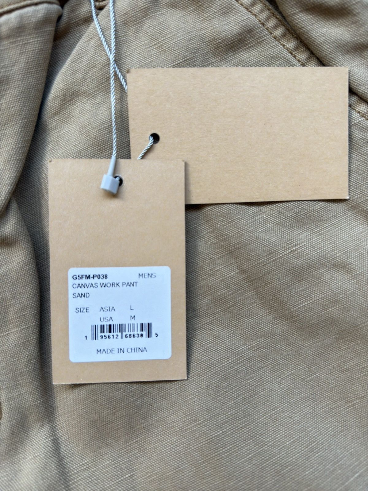 Gramicci Gramicci Beige Canvas Work Pants Size US 32 / EU 48 - 3 Thumbnail