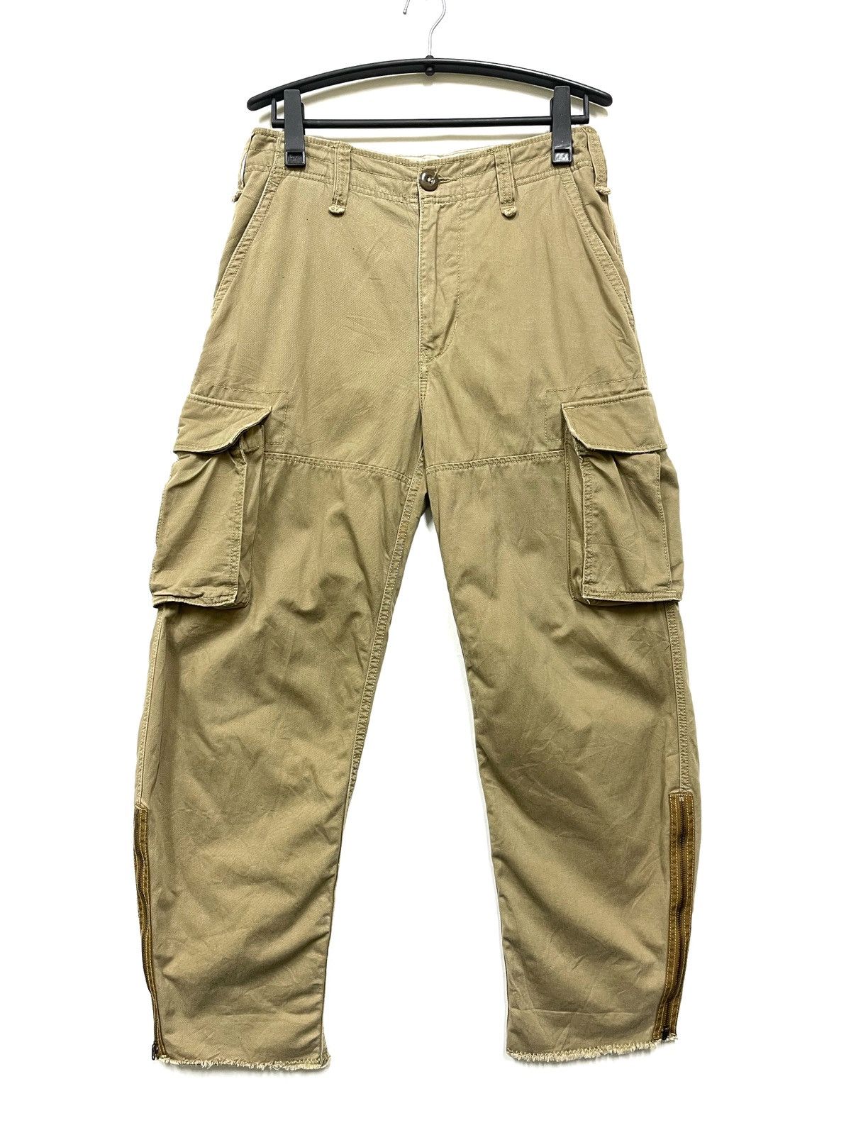 Levi's Made & Crafted Vintage 2005 Levi's Cargo Baggy With Adjustment Zip Size US 33 - 4 Thumbnail