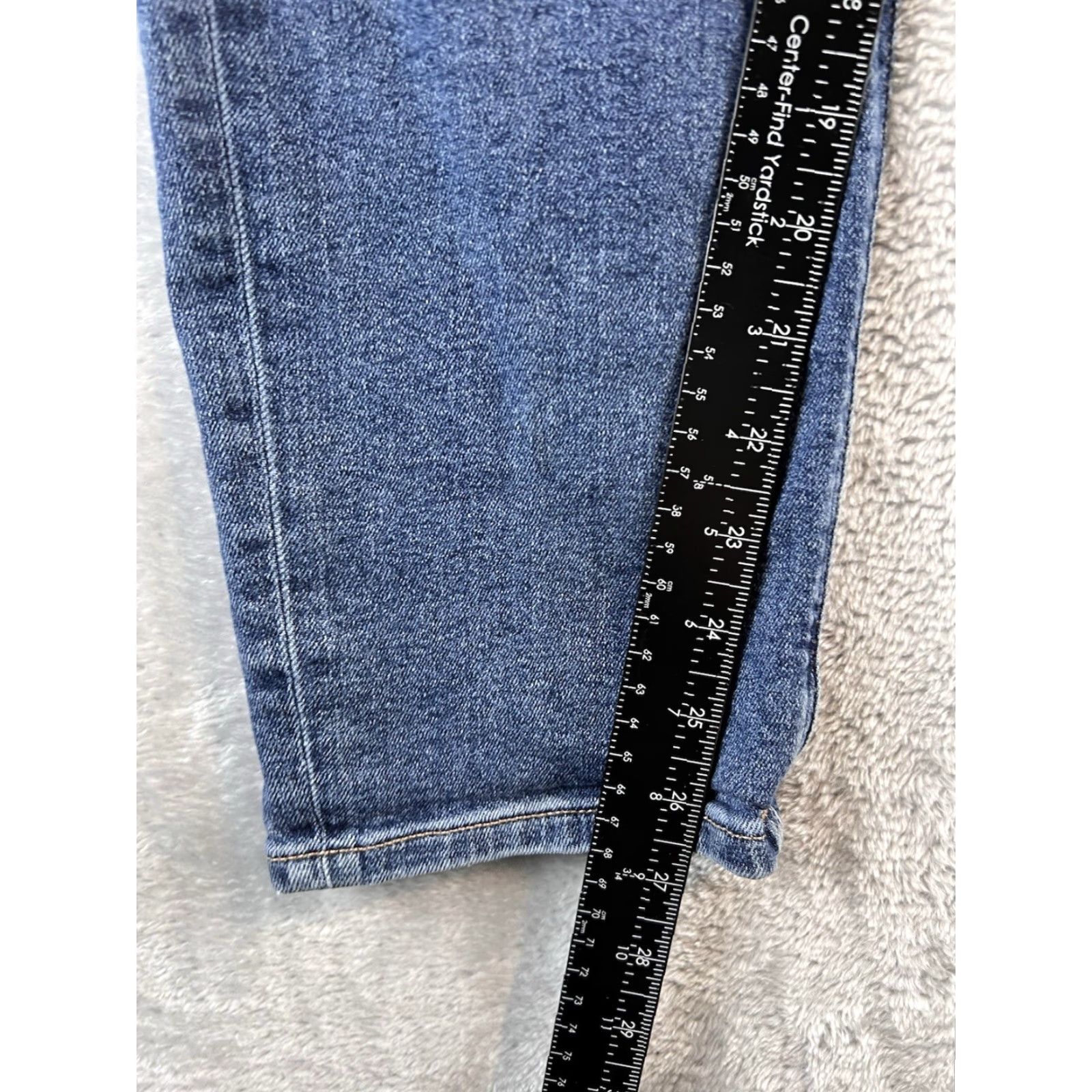 American Eagle Outfitters American Eagle Jeans Womens 10 29x26.5 Long Blue Mom Jean High Rise Boho Vintage No N/A Size 32" / US 10 / IT 46 - 3 Thumbnail