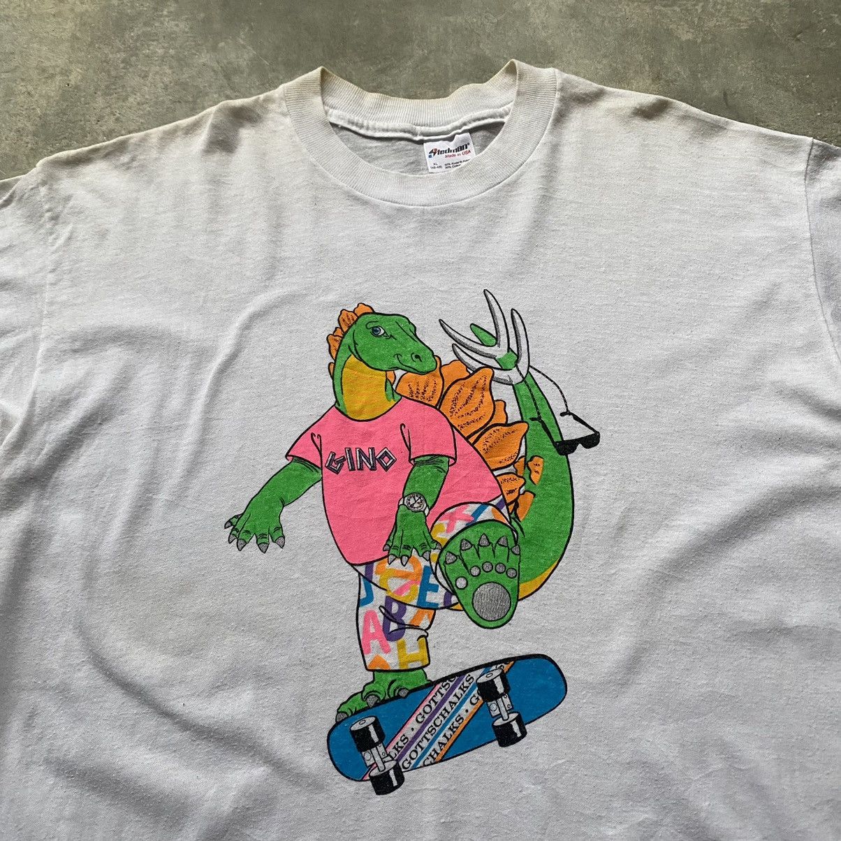 Vintage 1980s Skate tee Size US L / EU 52-54 / 3 - 2 Thumbnail